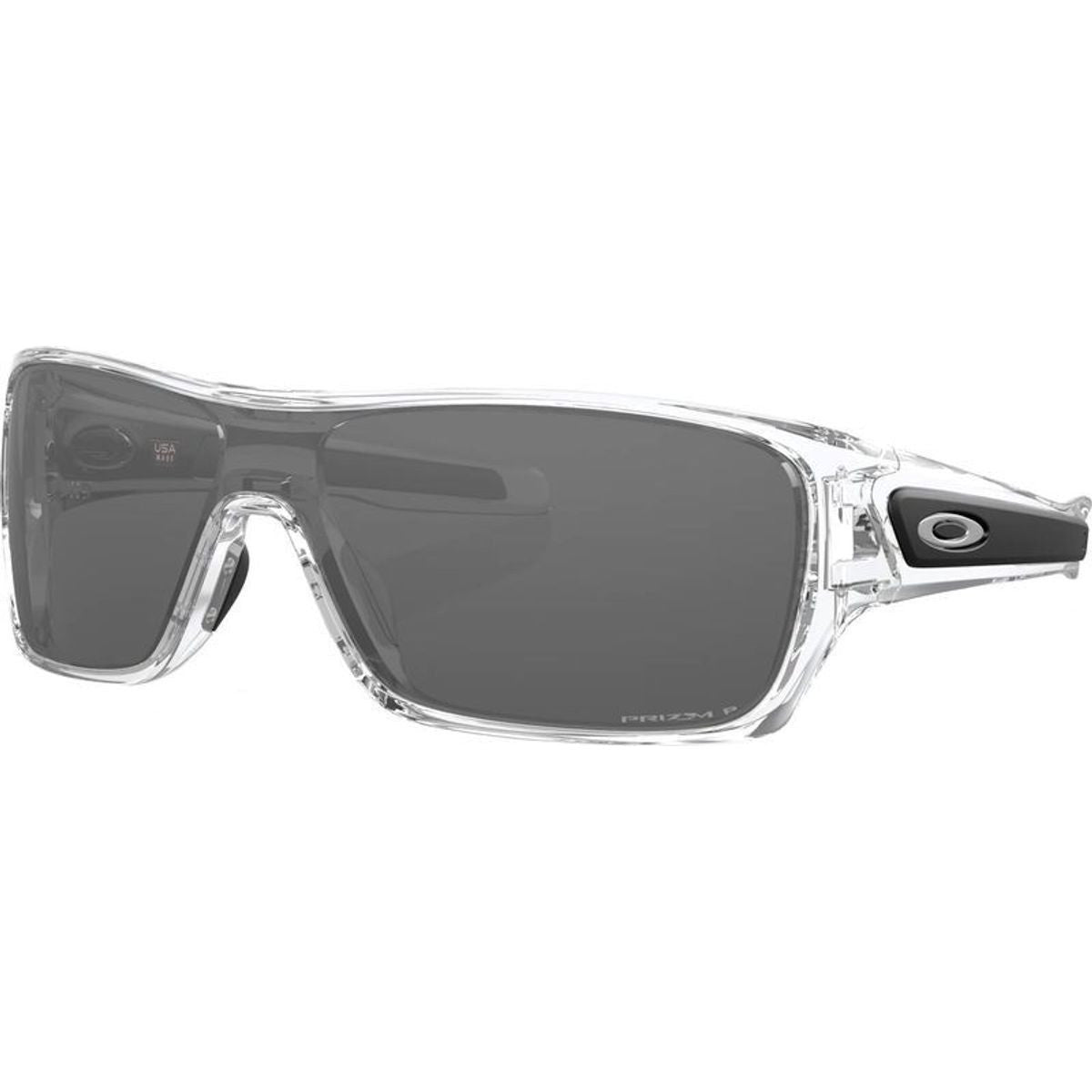 Turbine Rotor, Polished Clear/Prizm Black Polarised Lenses