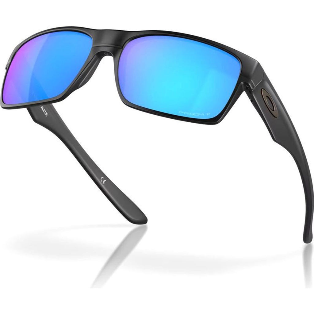 Twoface, Matte Black/Prizm Sapphire Polarised Lenses