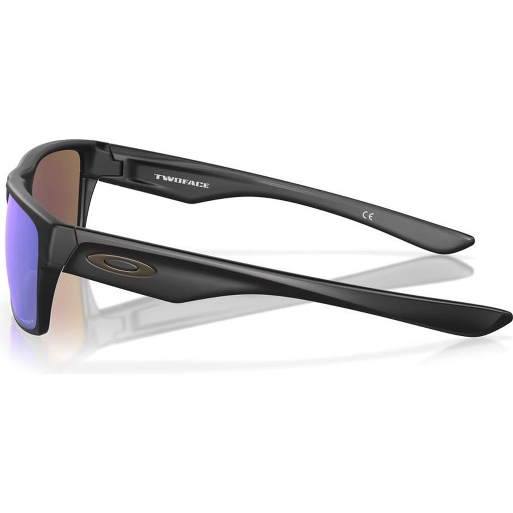 Twoface, Matte Black/Prizm Sapphire Polarised Lenses