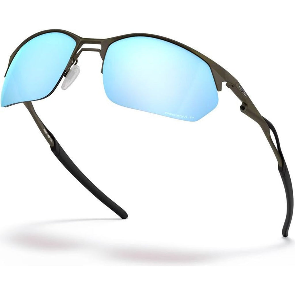 Wire Tap 2.0, Satin Lead/Prizm Deep Water Polarised Lenses