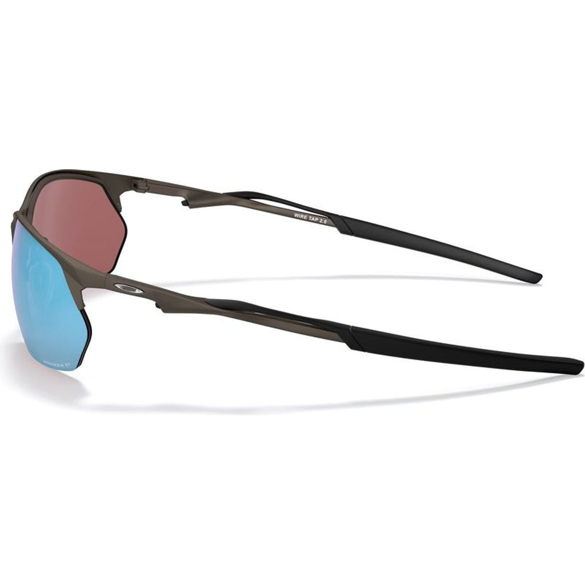 Wire Tap 2.0, Satin Lead/Prizm Deep Water Polarised Lenses