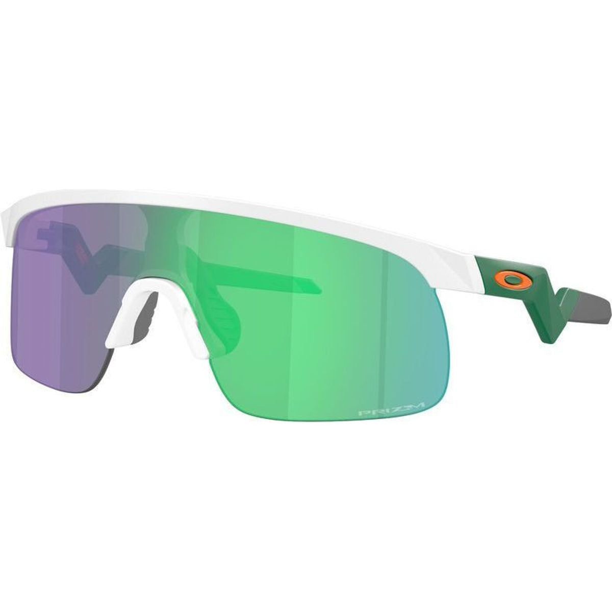 Resistor, Matte White/Prizm Jade Lenses
