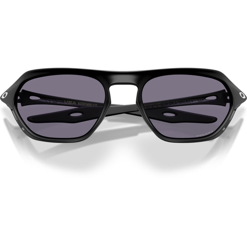 Oakley Cage Jacket Matte Black Prizm Grey Front2
