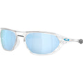 Oakley Cage Jacket Matte Clear Prizm Deep Water Polarised Angle