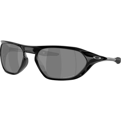 Oakley Cage Jacket Polished Black Prizm Black Polarised Angle