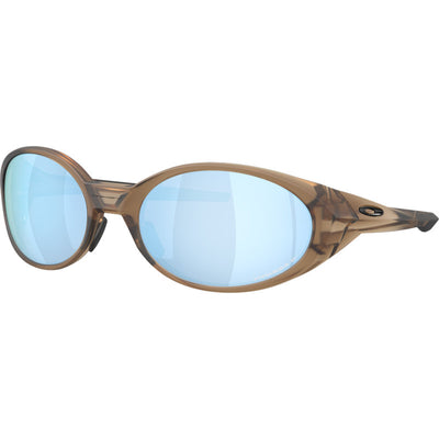 Oakley Eyejacket Redux Matte Brown Smoke Prizm Deep Water Polarised Angle
