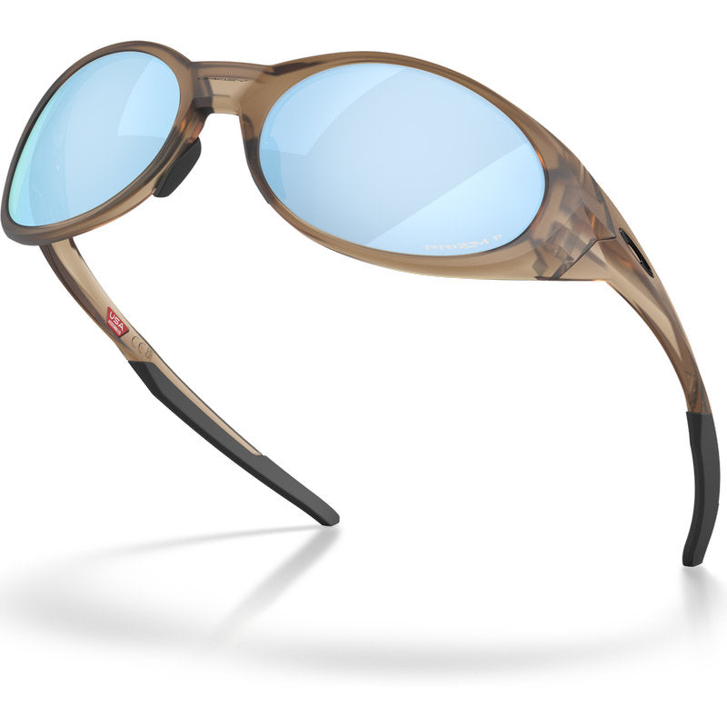 Oakley Eyejacket Redux Matte Brown Smoke Prizm Deep Water Polarised Angle2