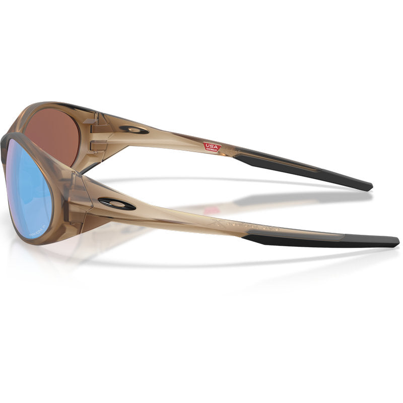 Oakley Eyejacket Redux Matte Brown Smoke Prizm Deep Water Polarised Side