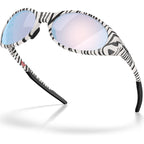 Oakley Eyejacket Redux Transparent Vapour Bengal Prizm Snow Sapphire Angle2