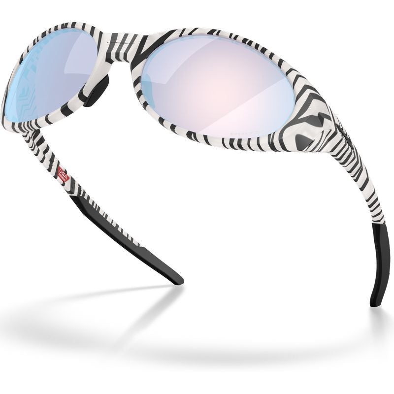 Oakley Eyejacket Redux Transparent Vapour Bengal Prizm Snow Sapphire Angle2
