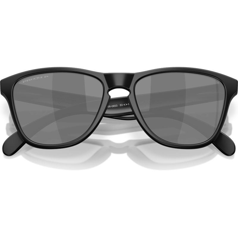 Oakley Frogskins S Matte Black Prizm Black Polarised Front2