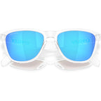 Oakley Frogskins S Polished Clear Prizm Sapphire Front2