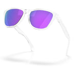 Oakley Frogskins S Polished Clear Prizm Violet Angle2