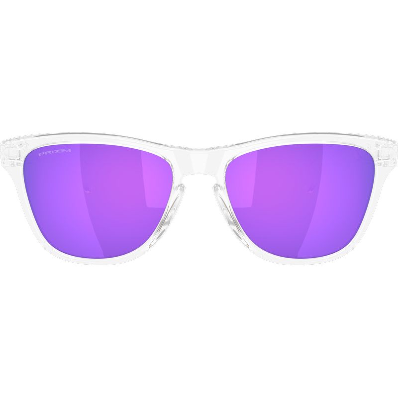 Oakley Frogskins S Polished Clear Prizm Violet Front
