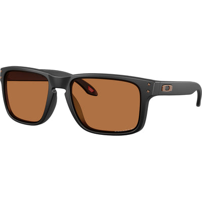 Oakley Holbrook Matte Black Prizm Bronze Polarised Angle