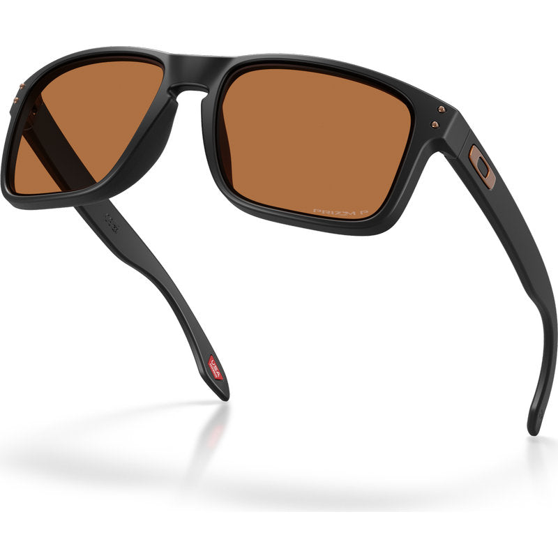 Oakley Holbrook Matte Black Prizm Bronze Polarised Angle2
