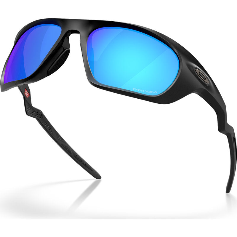 Oakley Lateralis Matte Black Prizm Sapphire Angle2