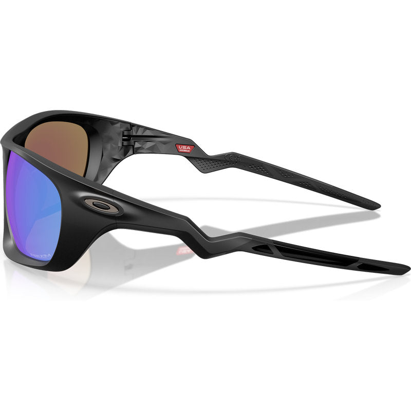 Oakley Lateralis Matte Black Prizm Sapphire Side