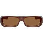 Oakley Permian Matte Transparent Mahogany Prizm Bronze Front