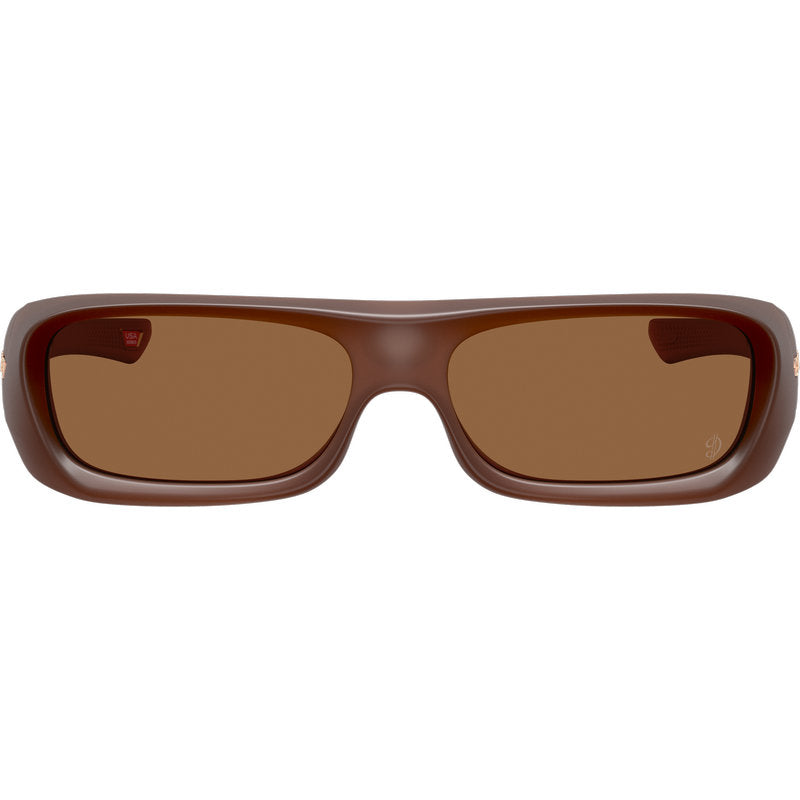 Oakley Permian Matte Transparent Mahogany Prizm Bronze Front