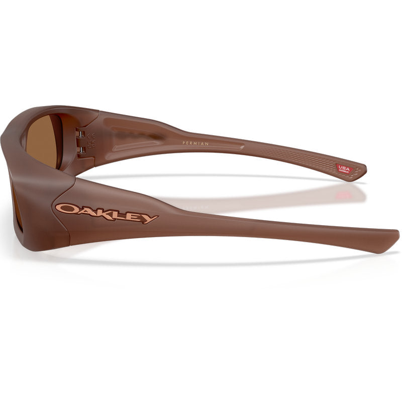 Oakley Permian Matte Transparent Mahogany Prizm Bronze Side