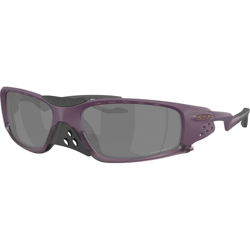 Oakley Plantaris SQ Matte Aubergine Prizm Black Polarised Angle