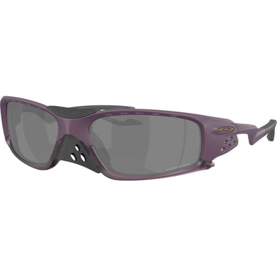 Oakley Plantaris SQ Matte Aubergine Prizm Black Polarised Angle