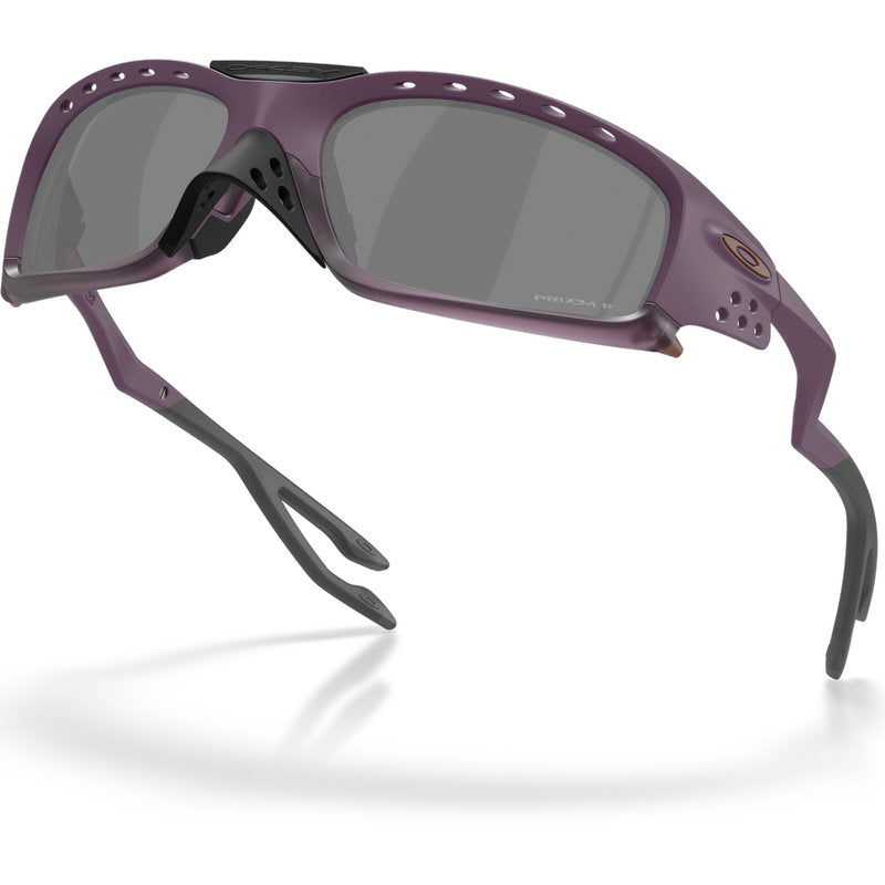 Oakley Plantaris SQ Matte Aubergine Prizm Black Polarised Angle2