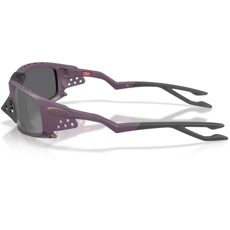Oakley Plantaris SQ Matte Aubergine Prizm Black Polarised Side