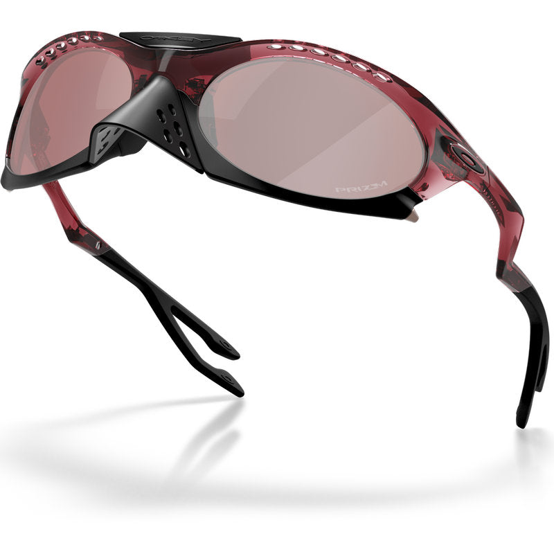 Oakley Plantaris Transparent Red Iron Prizm Snow Black Angle2