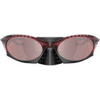 Oakley Plantaris Transparent Red Iron Prizm Snow Black Front