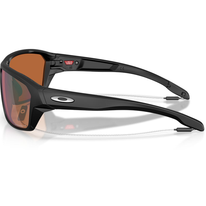 Oakley Split Shot Matte Black Prizm Shallow Water Polarised Side