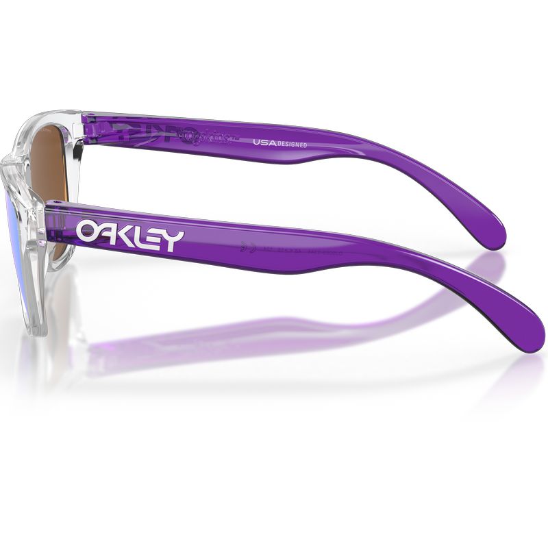 Oakley Youth Frogskins XXS Clear Prizm Violet Side