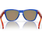Oakley Youth Frogskins XXS Crystal Blue Prizm Ruby Inner
