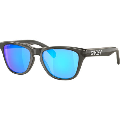 Oakley Youth Frogskins XXS Grey Smoke Prizm Sapphire Angle