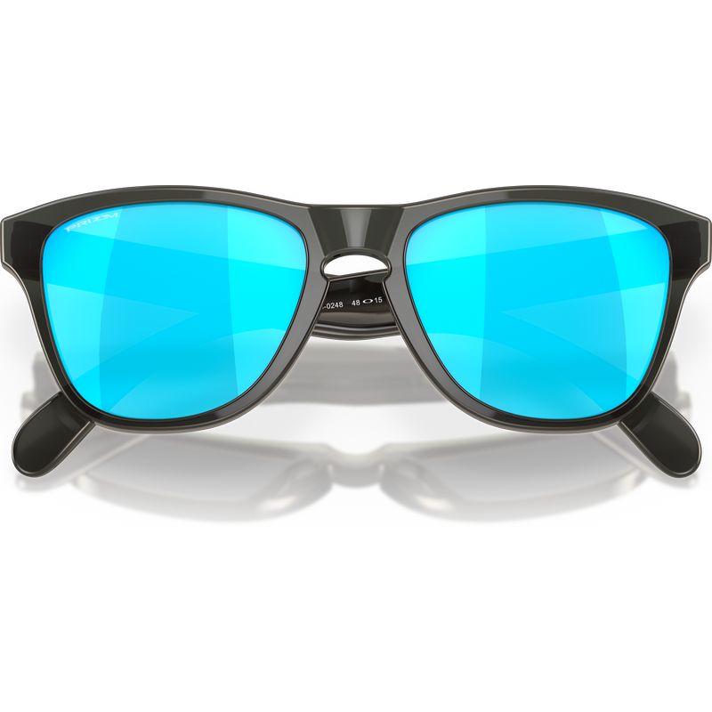 Oakley Youth Frogskins XXS Grey Smoke Prizm Sapphire Front2