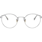 Coleridge OV1186, Silver/Clear Lenses 47 Eye Size
