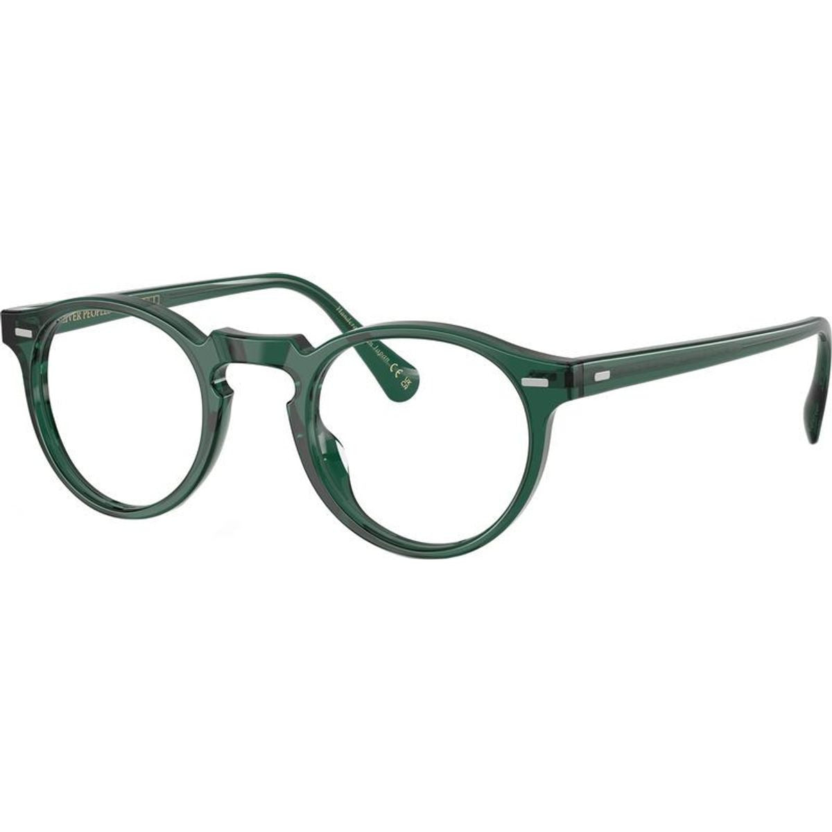 Gregory Peck OV5186, Translucent Dark Teal/Clear Lenses 47 Eye Size