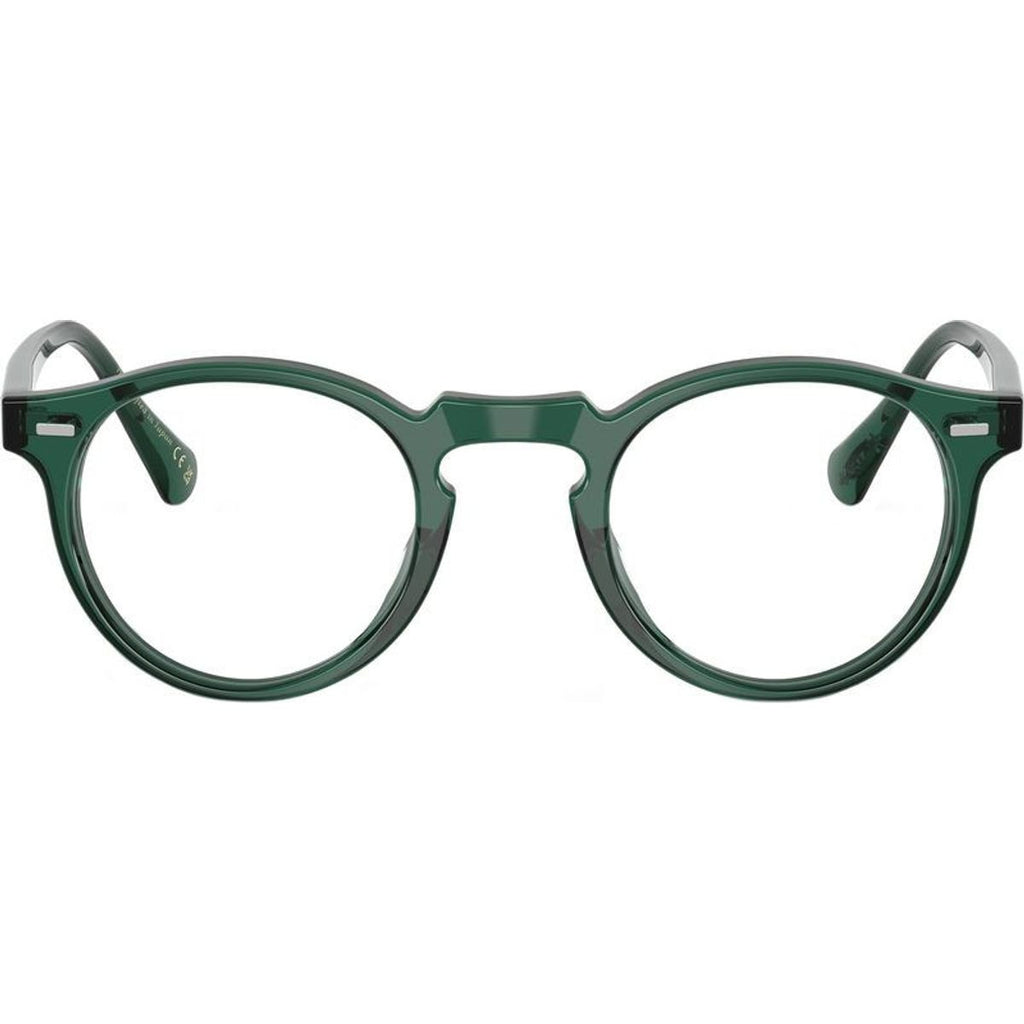 Gregory Peck OV5186, Translucent Dark Teal/Clear Lenses 47 Eye Size