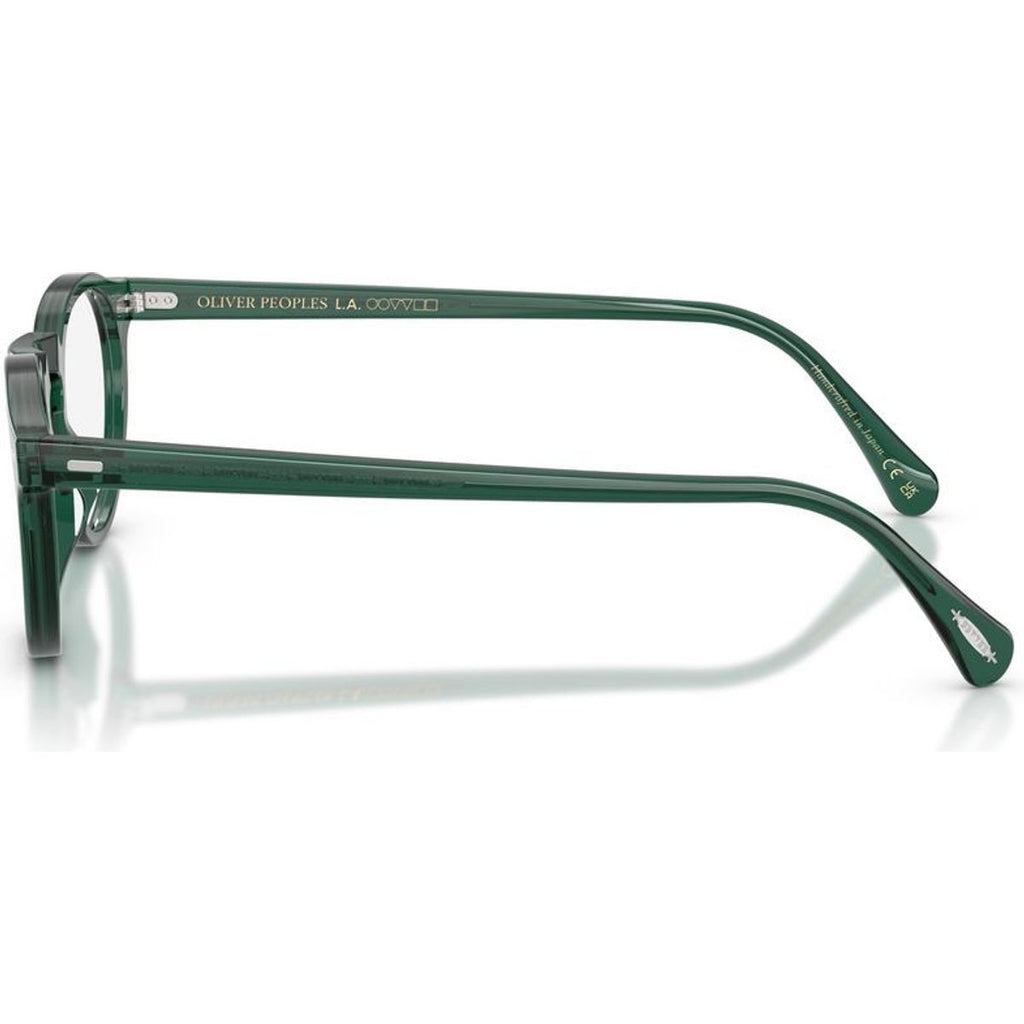 Gregory Peck OV5186, Translucent Dark Teal/Clear Lenses 47 Eye Size
