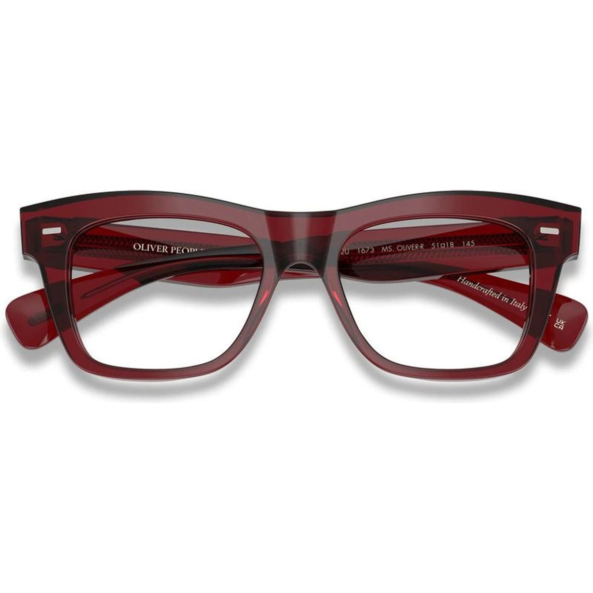 Ms. Oliver-R OV5542U, Deep Burgundy/Clear Lenses