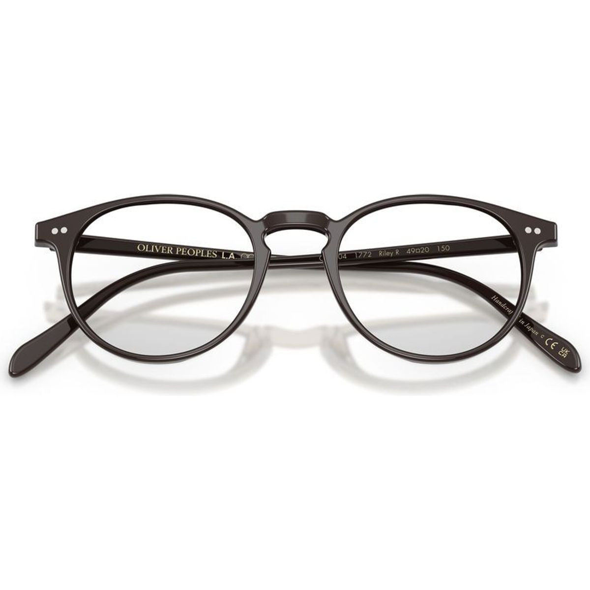 Riley-R OV5004, Kuri Brown/Clear Lenses 47 Eye Size