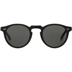 Gregory Peck OV5217S, Semi Matte Black/Crystal Midnight Express Polarised Glass Lenses 47 Eye Size
