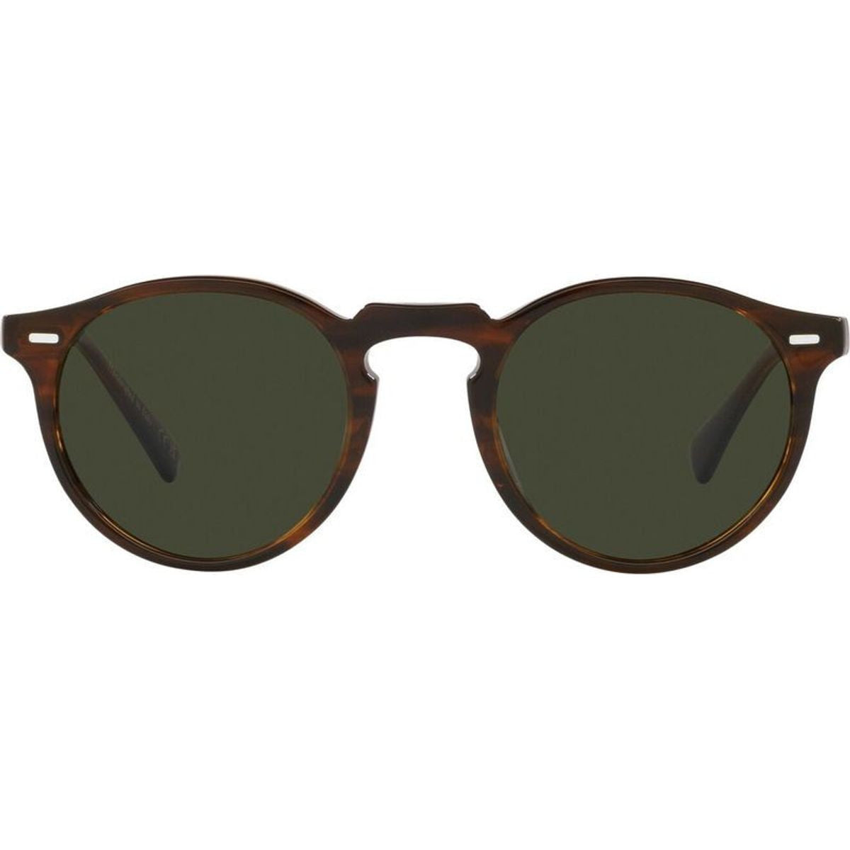Gregory Peck OV5217S, Tuscany Tortoise/Green Glass Polarised Lenses 47 Eye Size