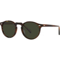 Gregory Peck OV5217S, Tuscany Tortoise/Green Glass Polarised Lenses 47 Eye Size