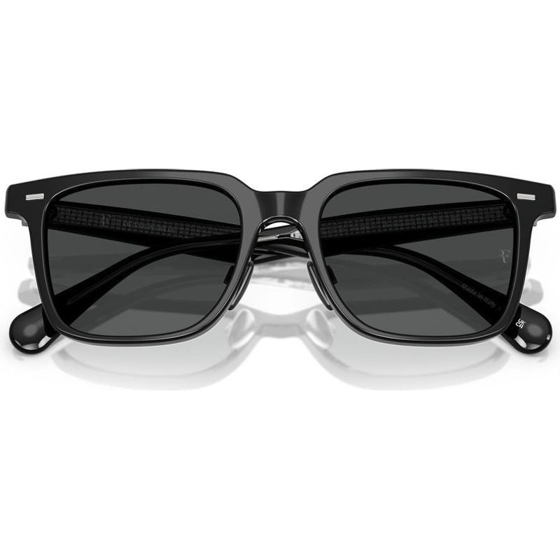 Mr. Federer II OV5592S, Black/Dark Slate Glass Lenses 52 Eye Size