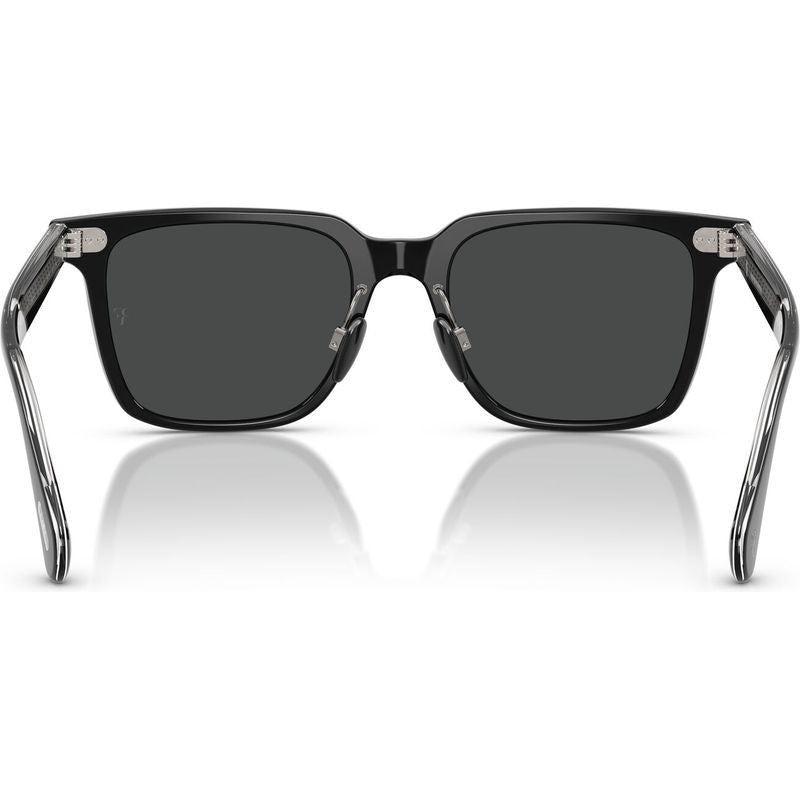 Mr. Federer II OV5592S, Black/Dark Slate Glass Lenses 52 Eye Size