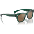 Ms Oliver OV5542SU, Translucent Dark Teal/Cognac Mirror Glass Lenses