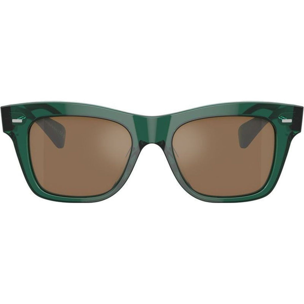 Ms Oliver OV5542SU, Translucent Dark Teal/Cognac Mirror Glass Lenses