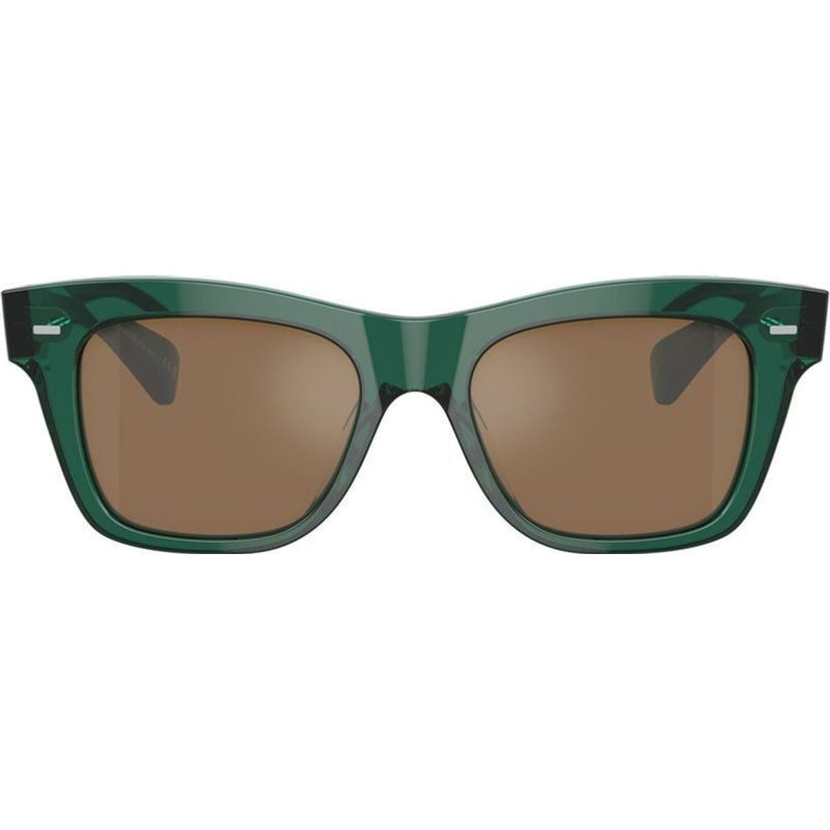 Ms Oliver OV5542SU, Translucent Dark Teal/Cognac Mirror Glass Lenses